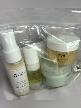 OUAI Travel Hair & Body Sample Set - 4 piece